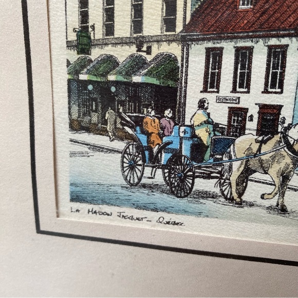 La Maison Jacquet Quebec Jean Philippe Vogel Framed Art Print - Picture 4 of 11